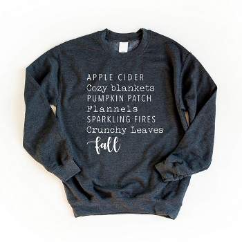 Simply Sage Market Women's Graphic Sweatshirt Fall Words