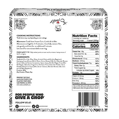 Tattooed Chef Frozen Gnocchi Tteokbokki Bowl - 9 oz