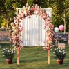 Tangkula 7.7 FT Garden Arch Wooden Arbor Outdoor Wood Trellis for Climbing Plants - 3 of 4