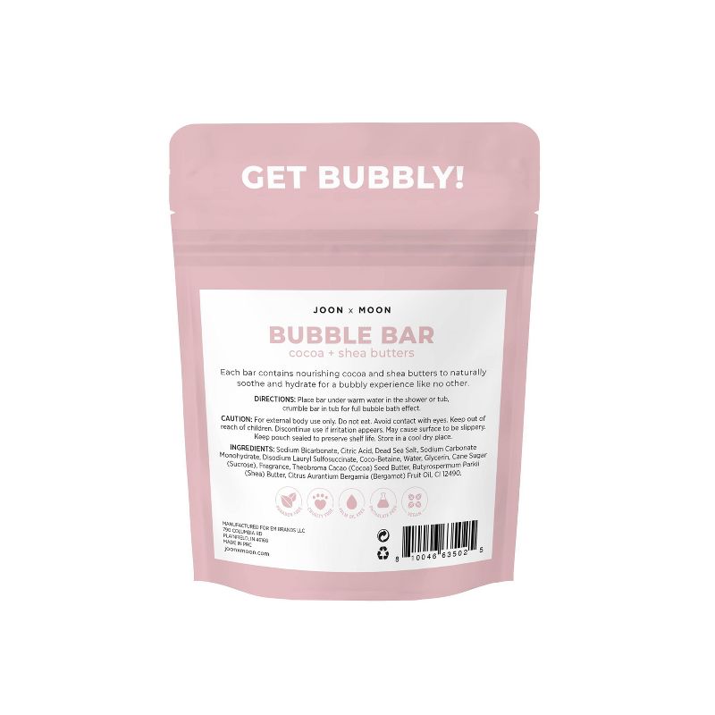 Joon X Moon Champagne Bubble Bar Soap Fresh &#38; Clean Breeze - 5.29oz, 3 of 5