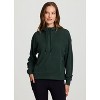 RBX Active Women's Soft Ribbed Lounge Hoodie Pullover Ultra Lightweight Ribbed 1/2 Zip Sweatshirt - 4 of 4