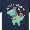 Boys' - Instant Message - Thanksgiving Turkeysaurus Rex Short Sleeve Graphic T-Shirt - 2 of 4