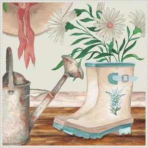 Amanti Art Cottage Scene II by Elizabeth Medley Framed Canvas Wall Art - 1 of 4