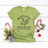 Simply Sage Market Women's Mistletoe Kisses Are Free Short Sleeve Graphic Tee - 3 of 4