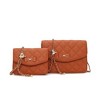 MKF Collection Blossom Quilted Shoulder Bag with a Mini Bag set by Mia K - 2 of 4