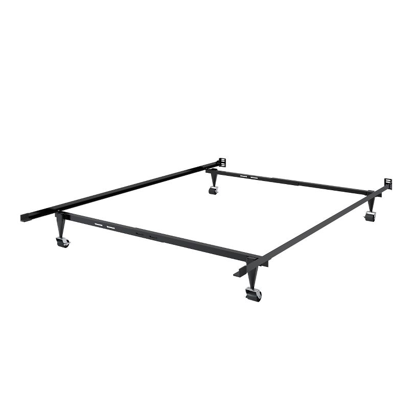 Twin/Single or Full/Double Adjustable Metal Bed Frame - CorLiving, 1 of 4