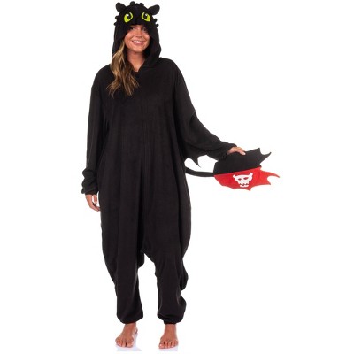 How To Train Your Dragon Toothless Costume Union Suit Onesie Pajama For Women