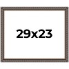 PosterPalooza | Photo Size Ornate Black Picture Frame - UV Acrylic, Foam Board Backing, Hanging Hardware - 2 of 4