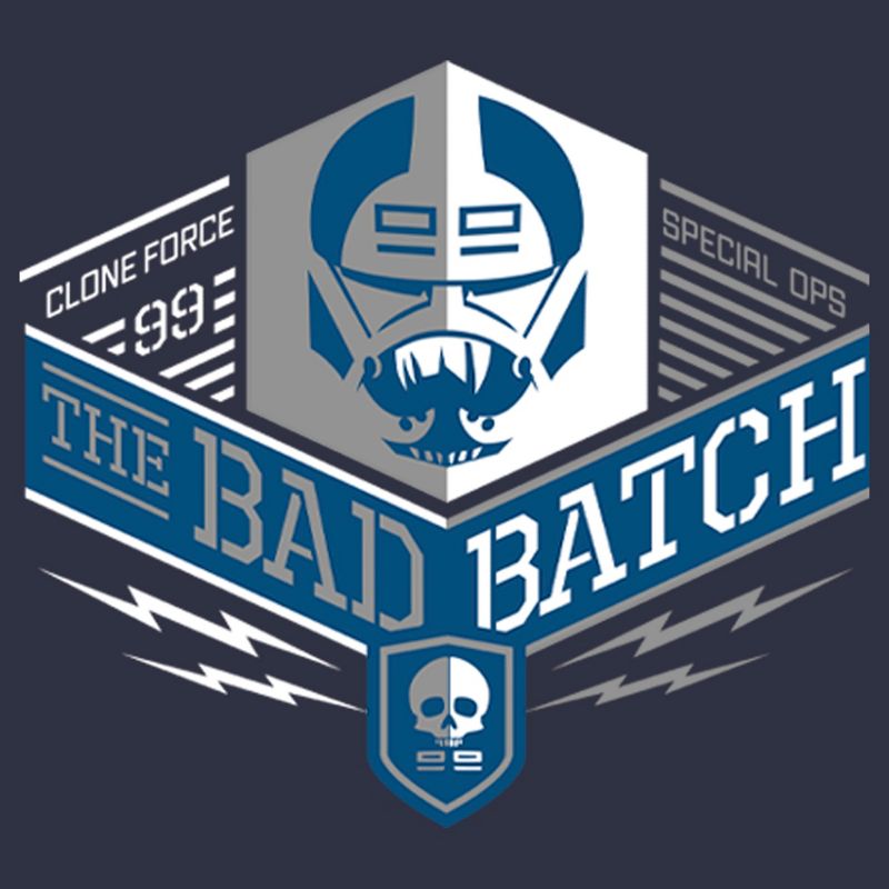 Women's Star Wars: The Bad Batch Square Logo T-Shirt, 2 of 6