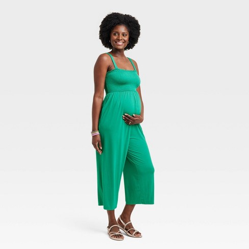 Sanselig Colonial gammel Maternity Jumpsuit - Isabel Maternity By Ingrid & Isabel™ Green Xxl : Target