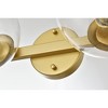 Elegant Lighting Rogelio 2 light Chrome and Clear Bath Sconce - 3 of 4