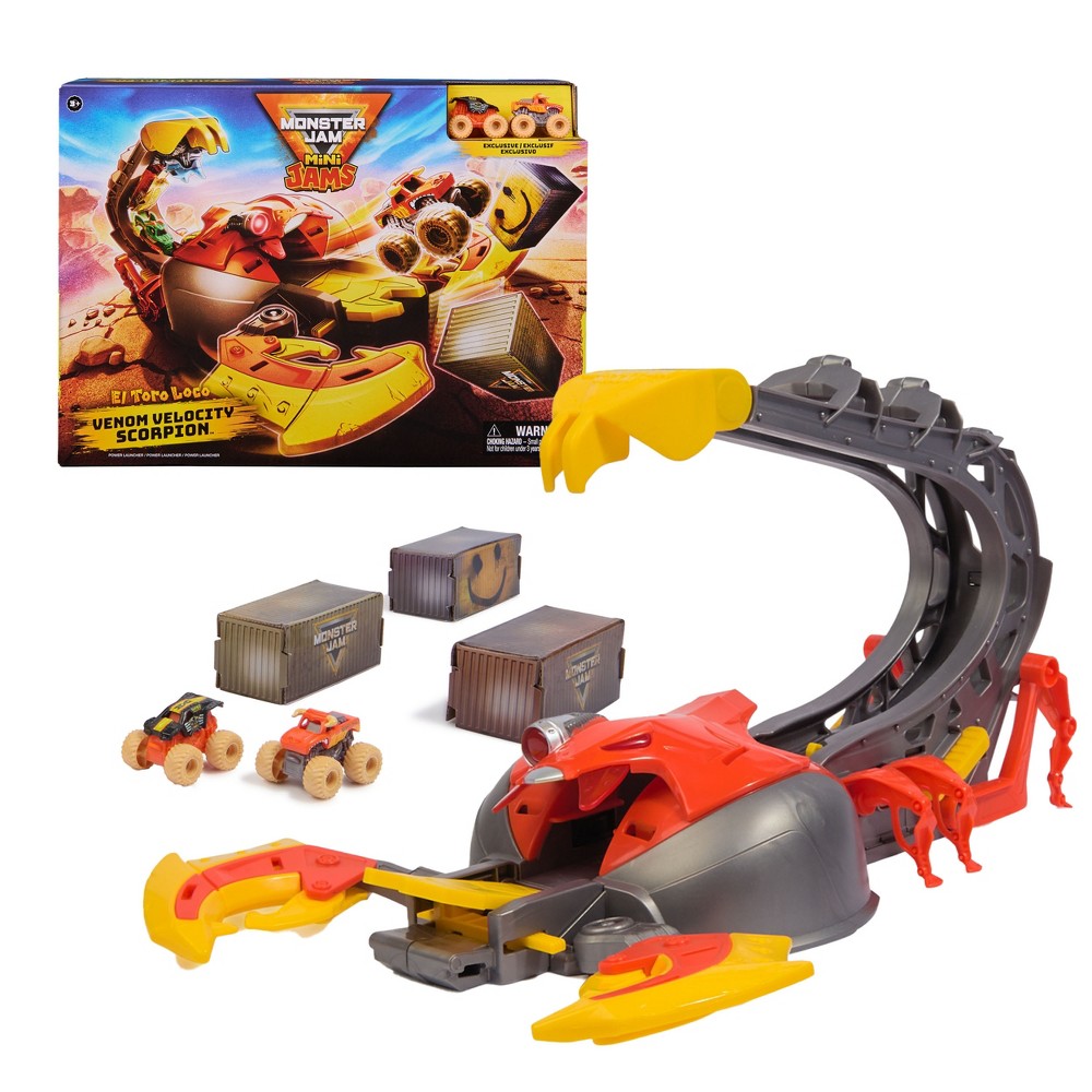 Photos - Doll Accessories Monster Jam Mini Scorpion Playset