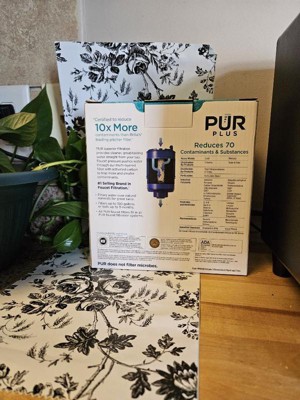 Pur Faucet Vertical Mount Water Filtration System Black : Target