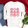 Simply Sage Market S.W.Smiley Valentine Smiley Face Chart Sweatshirt - 3 of 4
