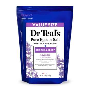 Dr Teal's Soothe & Sleep Lavender Pure Epsom Bath Salts - 7lb