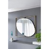 VYNXARIA 30*1*40" Poppy Mirror with Gold Metal Frame Contemporary Design Wall Decor for Bathroom, Entryway Wall Decor - 2 of 4