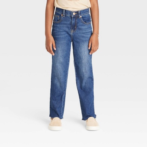 Girls' High-rise Ankle Straight Jeans - Cat & 6 : Target