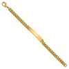 Chisel Stainless Steel Polished Yellow IP-plated Curb Link 8mm 8.5" ID Bracelet - 3 of 4