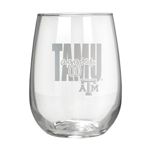 NCAA Texas A&M Aggies The Vino Stemless 17oz Wine Glass - Clear - 1 of 1