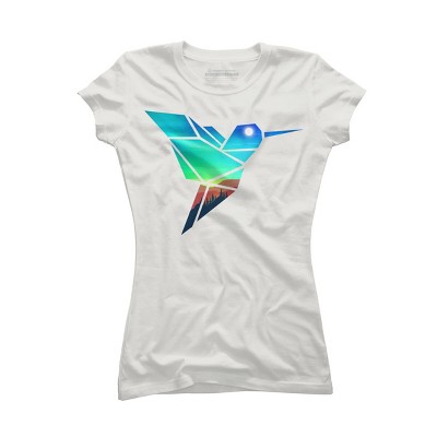Junior's Design By Humans Nature Sparrow By clingcling T-Shirt