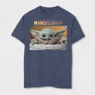 Boys Short Sleeve Disney The Mandalorian T Shirt Navy Target - boys roblox characters short sleeve t shirt navy heather xs blue