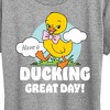 Women's - Instant Message - Ducking Great Day Short Sleeve Graphic T-Shirt - 2 of 4