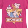 Girls' - Disney - Donald Bit Of A Show Off Fitted Short Sleeve Graphic T-Shirt - 2 of 4