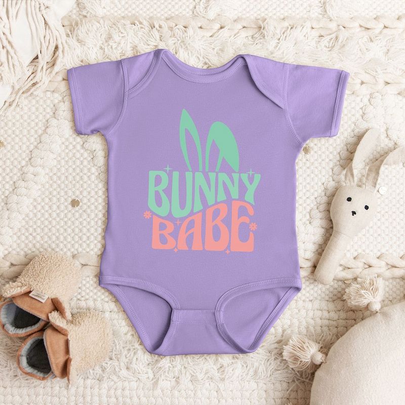 The Juniper Shop Bunny Babe With Ears Baby Bodysuit, 2 of 3