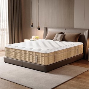 Whisen 14" Queen Hybrid Mattress, Motion Isolation Mattress, Memory Foam Mattress, Pocket Innerspring - 1 of 4