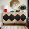 Hommoo 63" Farmhouse Sideboard Storage Cabinet with Doors - 2 of 4