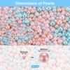 Unique Bargains Crafting Decorative Fillers No Hole Vase Faux Pearl 0.12-0.31inch 800 Pcs - 2 of 4