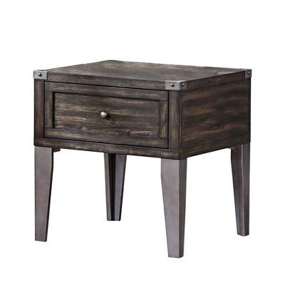 Royal Hampton End Table With Marble Top, Pearl White