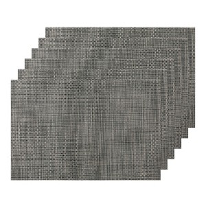 Unique Bargains Dining Table Durable Woven Vinyl Placemats 18 x 12 Inches 6 Pcs - 1 of 4