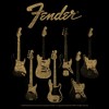 Men's Fender Distressed Guitars Group T-Shirt - image 2 of 4