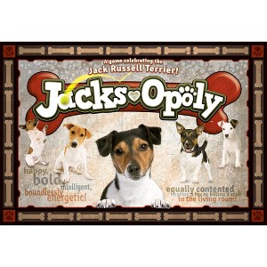 Late For The Sky: Jacks- Opoly Dog Themed Family Board Game, Ages 8+ - 1 of 4