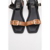 Mozes - Cognac Black Leather Sandal (Women) | Forever & Always Shoes - 3 of 4