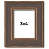 PosterPalooza | Photo Size Elegant Brown Picture Frame - UV Acrylic, Foam Board Backing, Hanging Hardware - 2 of 4
