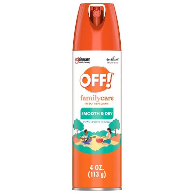 OFF! FamilyCare Mosquito Repellent Bug Spray - Smooth & Dry - 4oz