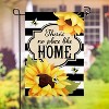 Evergreen There's No Place Like Home Burlap Garden Flag 12 x 18 Inches Indoor Outdoor Decor - 2 of 4