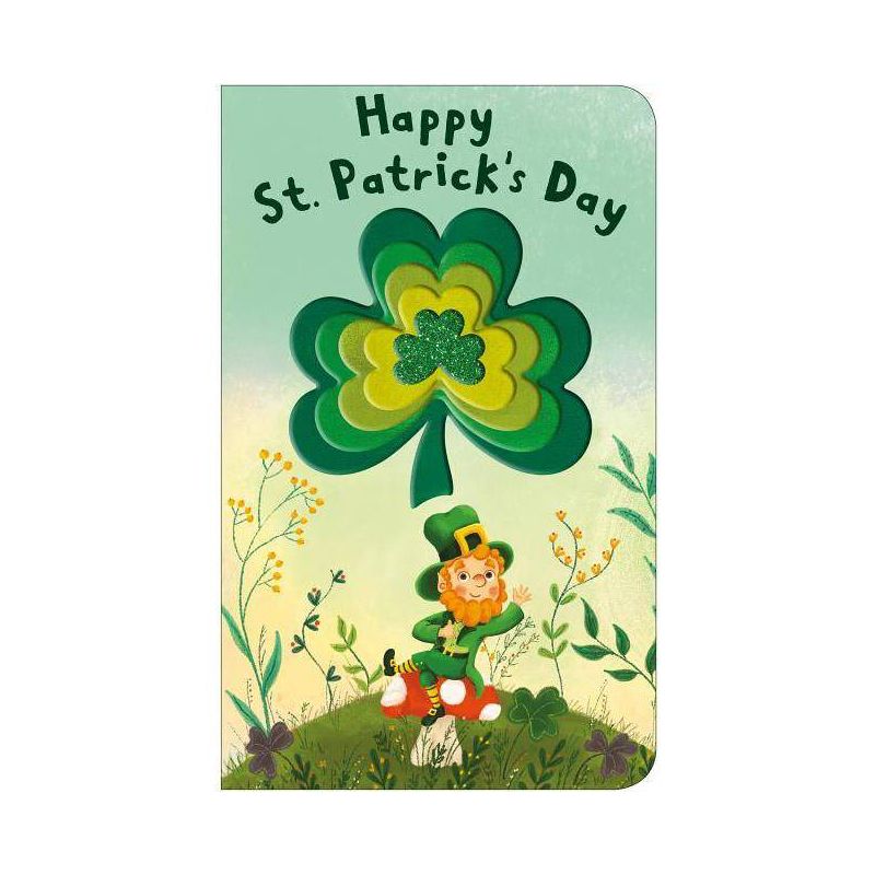 Happy St. Patrick's Day - (Shiny Shapes) by  Roger Priddy (Board Book), 1 of 2