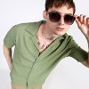 Campus Sutra Men Men's Pistachio Green Oversized Interwine Shirt - 2 of 4
