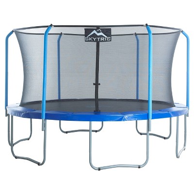Skytric 15' Trampoline with Top Ring Enclosure System equipped with the "Easy Assemble Feature"