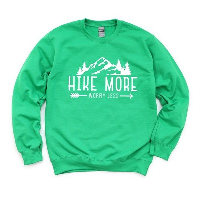 Simply Sage Market Women's Graphic Sweatshirt Hike More Worry Less