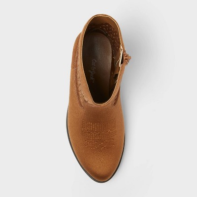 Girls' Chiara Short Cowboy Boots - Cat & Jack™ Brown
