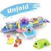 iPlay, iLearn Boat Dollhouse Playset for Girls 3-5, Kids Pretend Play Doll House Set W/ Cruise Ship - 2 of 3