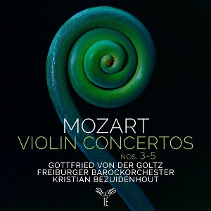 Kristian Bezuidenhout - Mozart: Violin Concertos Nos.3-5 (CD) - 1 of 1