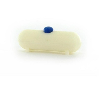 3D to Scale 1/50 3D Printed White Plastic Propane Tank with Blue Lid Cover 50-320-WT