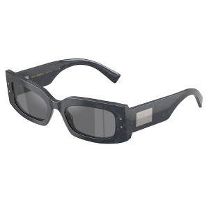 Dolce & Gabbana DG 4479 34416V Womens Rectangle Sunglasses Grey Lace 55mm - 1 of 3