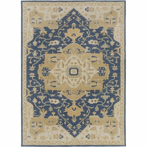 Hauteloom Broomfield 1145 Hand Tufted Blue Wool Rug - 1 of 4