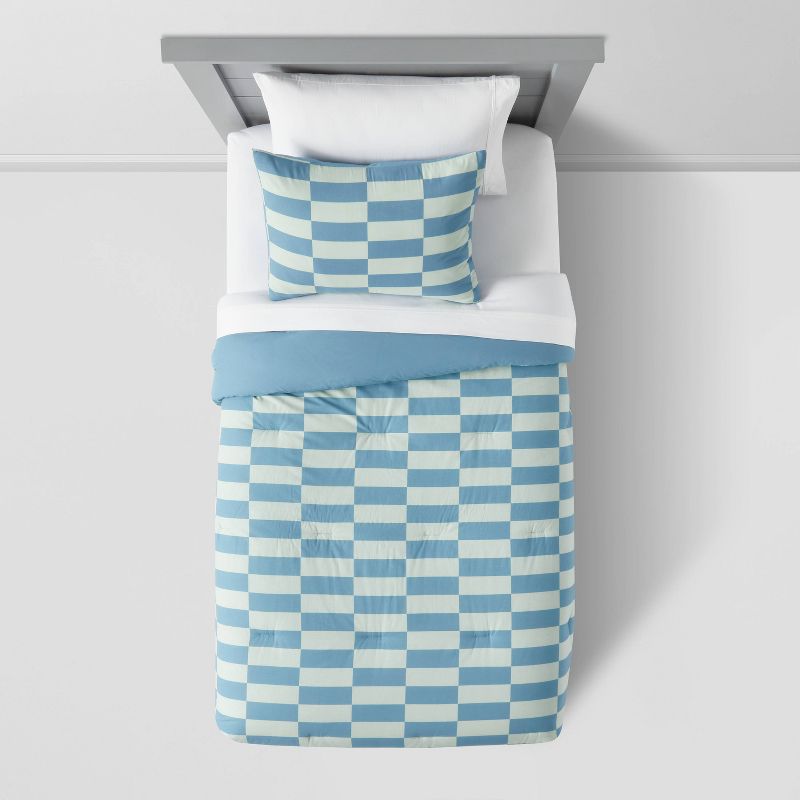 Kids' Comforter Set Checkers - Pillowfort™, 4 of 6